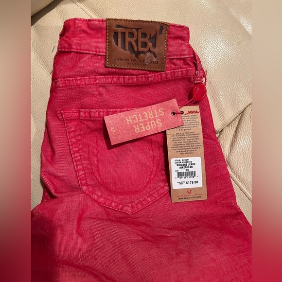 TRUE RELIGION super stretch womens irregular jeans/size 26 - Picture 1 of 11